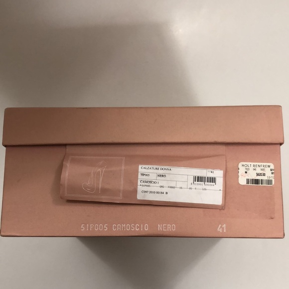 Miu Miu 41 High Heel Black Suede shoe pump platform all leather Excellent Condit - Picture 11 of 12